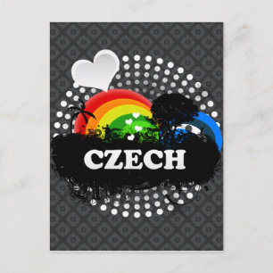 Cute Fruity Czech Briefkaart