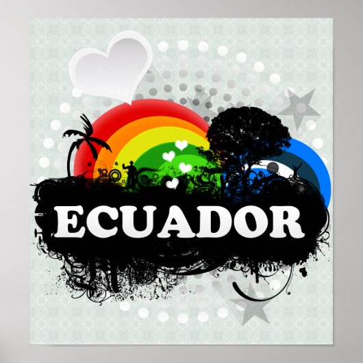 Cute Fruity Ecuador Poster (Voorkant)