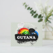 Cute Fruity Guyana Briefkaart (Staand voorkant)