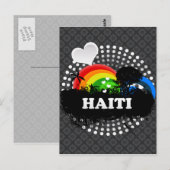 Cute Fruity Haiti Briefkaart (Voorkant / Achterkant)