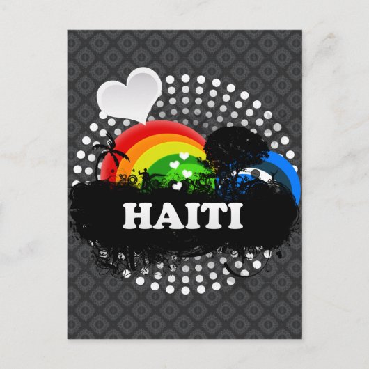 Cute Fruity Haiti Briefkaart (Voorkant)