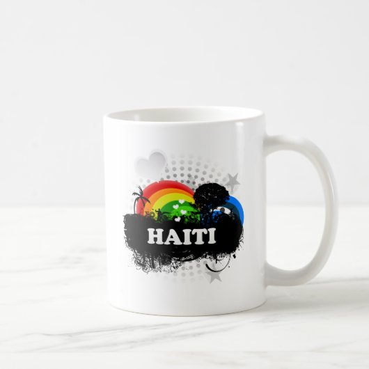 Cute Fruity Haiti Koffiemok (Rechts)