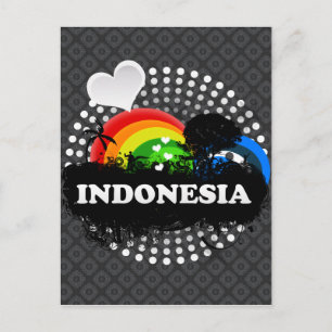 Cute Fruity Indonesia Briefkaart