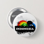 Cute Fruity Indonesia Ronde Button 5,7 Cm (Voorkant /achterkant)