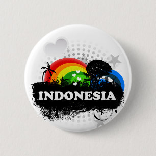 Cute Fruity Indonesia Ronde Button 5,7 Cm