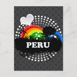 Cute Fruity Peru Briefkaart