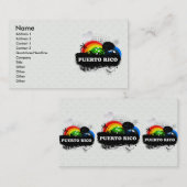 Cute Fruity Puerto Rico Visitekaartje (Voorkant / Achterkant)