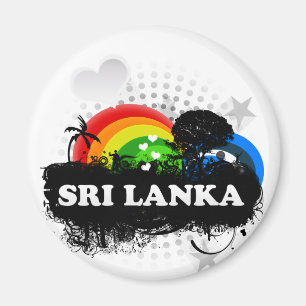 Cute Fruity Sri Lanka Magneet
