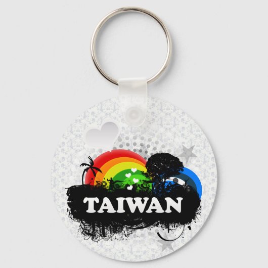 Cute Fruity Taiwan Sleutelhanger (Voorkant)