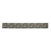 Cute Fun Camo - Woodland Green Satijnen Lint (Voorkant)