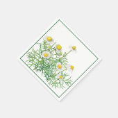 Cute Fun  Chamomile Flowers Servet (Hoek)
