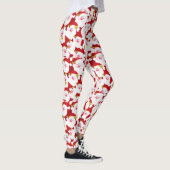 Cute Fun Chic Sporty Santa Kerstmis Leggings (Rechts)