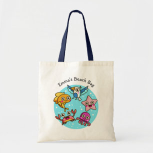 Cute Fun Children's Sandbox Speelgoed Creature Bea Tote Bag
