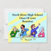 Cute Fun Class Reunion Invitations Casual Party Kaart (Voorkant)