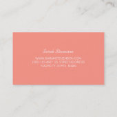 Cute Fun Colorful Confetti Stripes Visitekaartje (Achterkant)