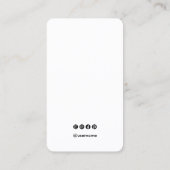 Cute Fun Confetti Stud die juwelen verdient Visitekaartje (Achterkant)