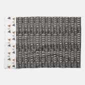 Cute Fun Eeek Boo Banner Halloween Theedoek (Horizontaal)