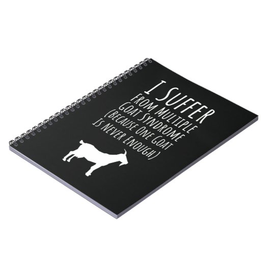 Cute Fun Gifts For Goat Owners Farmer Pet Lady Notitieboek (Linkerzijde)