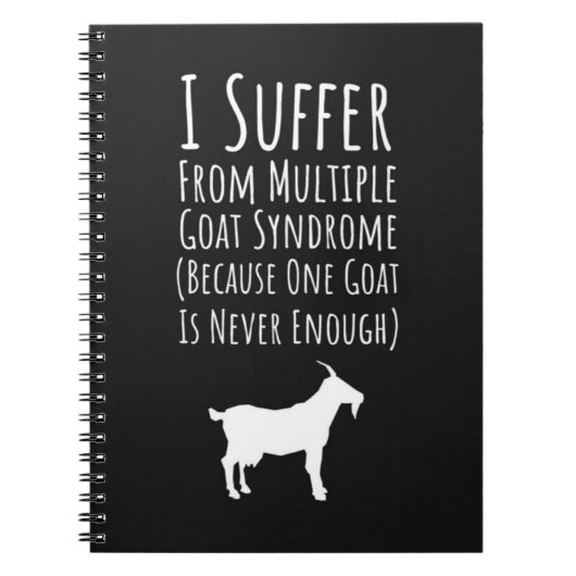 Cute Fun Gifts For Goat Owners Farmer Pet Lady Notitieboek (Voorkant)
