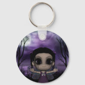 Cute Fun Gothic Fairy 1 Sleutelhanger (Voorkant)