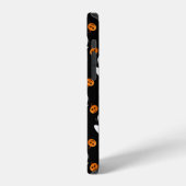 Cute Fun Halloween Ghost Pumpkin Patroon iPhone Hoesje (Linkerkant)