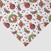 Cute Fun-kerstontbijtkoek voor mannen Tissuepapier (Detail)