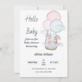 Cute & Fun Kinderfeest Uitnodiging – Bewerkbaar & (Voorkant)