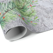 Cute, Fun Llama en Dog Kerstmis Wreaths Cadeaupapier (Rol Hoek)