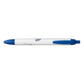 Cute Fun-Loving Cartoon Dolphin Zwarte Inkt Pen (Achterkant)