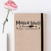 Cute Fun Magical Work Teacher Gift Zelfinktende Stempel