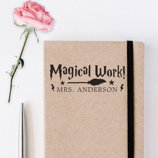 Cute Fun Magical Work Teacher Gift Zelfinktende Stempel