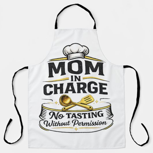 Cute Fun mom  Gift  Apron Schort (Voorkant)