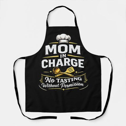 Cute Fun mom  Gift  Apron Schort (Voorkant)