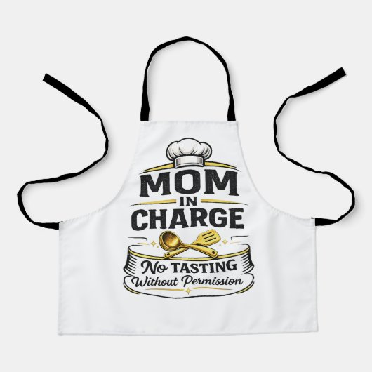 Cute Fun mom  Gift  Apron Schort (Voorkant)