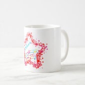 Cute Fun Music Star Persoonlijk Koffiemok (Voorkant rechts)