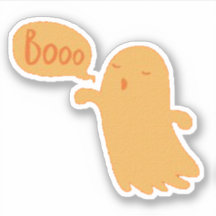 Cute Fun Oranje Boo Ghost Halloween