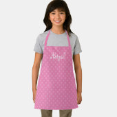 Cute Fun Personalised Pink Dot Pattern Schort (Insitu)