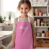 Cute Fun Personalised Pink Dot Pattern Schort