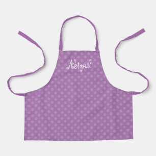 Cute Fun Personalized Lavender Polka Dot Pattern Schort
