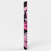 Cute Fun Pink Lips KIsses Pattern Case-Mate iPhone Case (Achterkant/rechts)