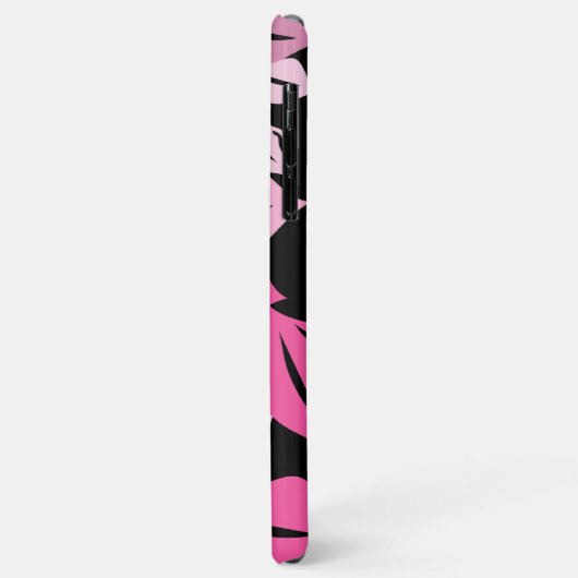 Cute Fun Pink Lips KIsses Pattern Case-Mate iPhone Case (Achterkant/links)