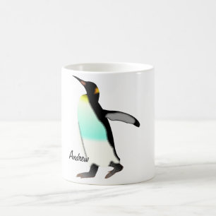Cute Fun Proud Emperor Penguin Persoonlijk Koffiemok