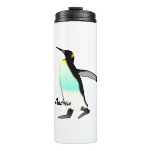 Cute Fun Proud Emperor Penguin Persoonlijk Thermosbeker