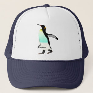 Cute Fun Proud Emperor Penguin Persoonlijk Trucker Pet