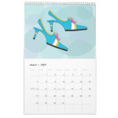 Cute Fun Shoe Calendar Kalender (Mar 2027)