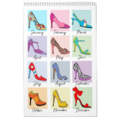 Cute Fun Shoe Calendar Kalender (Hoes)