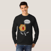 Cute fun & silly fat cat t-shirt (Voorkant volledig)