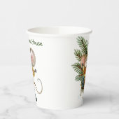 Cute, Fun, Simple Kerstmis Snow, aangepast Papieren Bekers (Links)