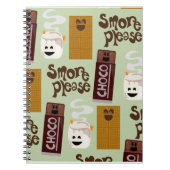 Cute Fun Smore Ingredients Pattern Notitieboek (Voorkant)