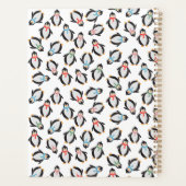 Cute Fun Snow Gift Penguins Kinder Friend Notitieb Planner (Achterkant)